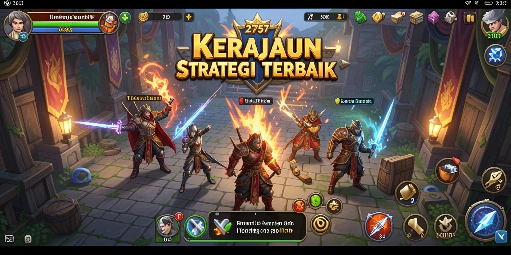 Tampilan gameplay menegangkan dari 2757 saat membangun kerajaan.