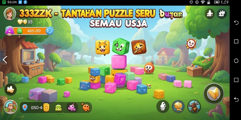 Gameplay 33ZK dengan tantangan puzzle yang menarik.