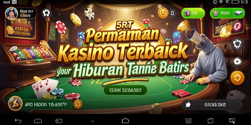 Screenshot permainan Kasino yang menampilkan grafis memukau dan gameplay yang seru.