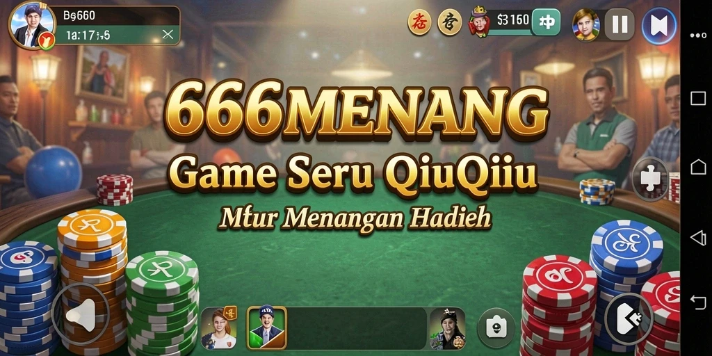 Screenshot gameplay seru dari 666MENANG QiuQiu.