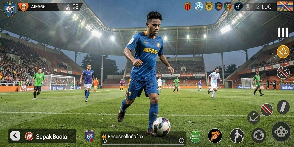 Tampilan gameplay AIFA66 yang memukau dan mendebarkan.