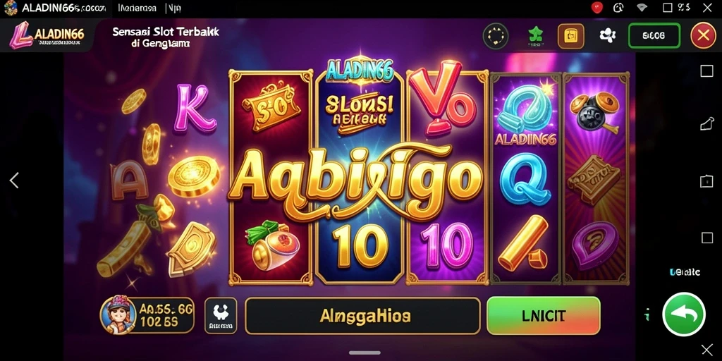 Screenshot gameplay <strong>ALADIN66</strong> menampilkan putaran slot yang mendebarkan.
