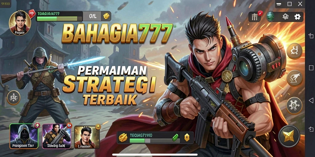Screenshot gameplay <strong>BAHAGIA777</strong> dengan aksi strategi yang mendebarkan.