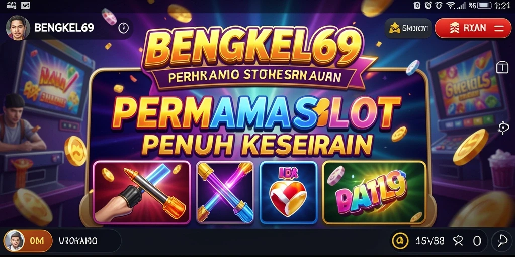 Gameplay seru dan menampilkan tema menarik di BENGKEL69.