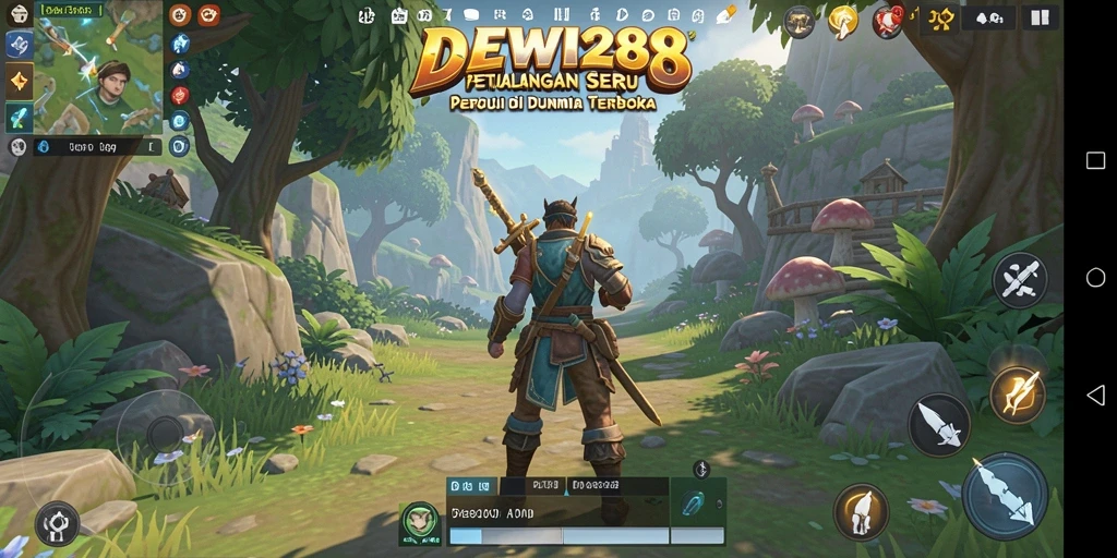 Tampilan gameplay seru dan menakjubkan dari DEWI288.