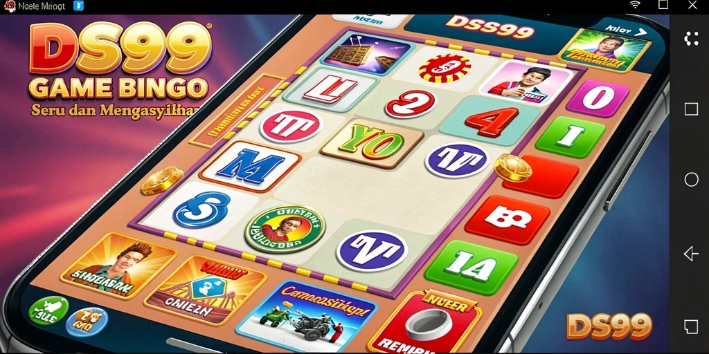 Screenshot DS99 menampilkan gameplay Bingo yang seru dan mendebarkan.