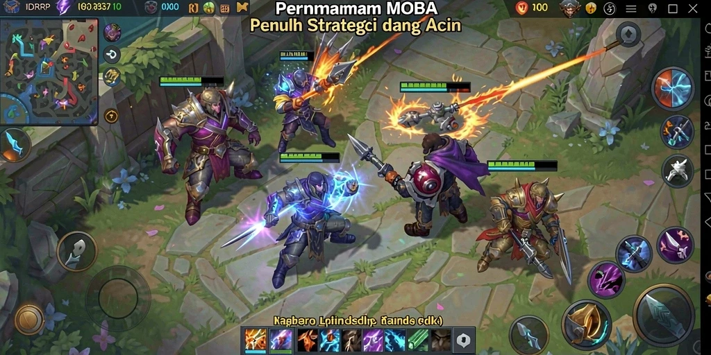 Gameplay mendebarkan dalam IDRRP, di mana strategi bertemu aksi.