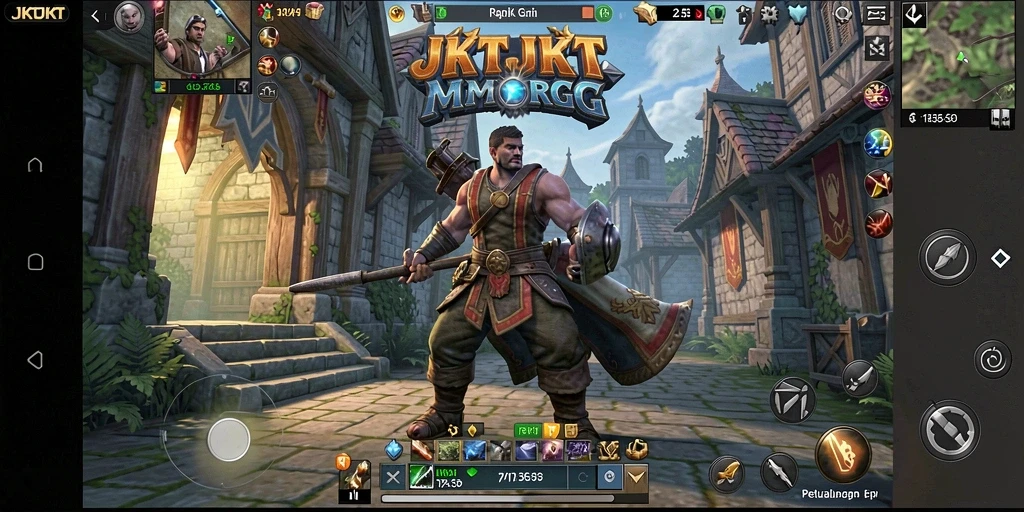 Screenshot gameplay <strong>JKTJKT</strong> yang menunjukkan pertempuran epik antarpemain.
