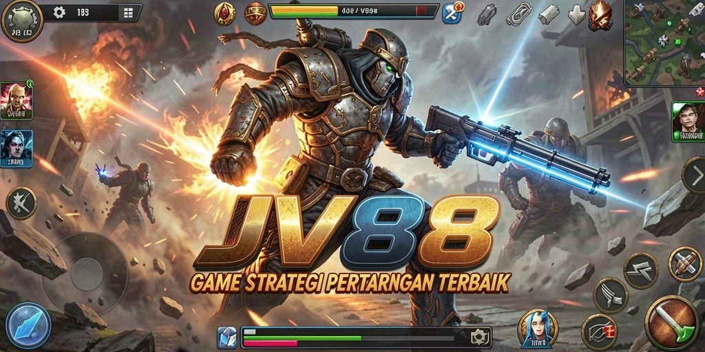 Tampilan gameplay JV88 yang memukau dan penuh strategi.