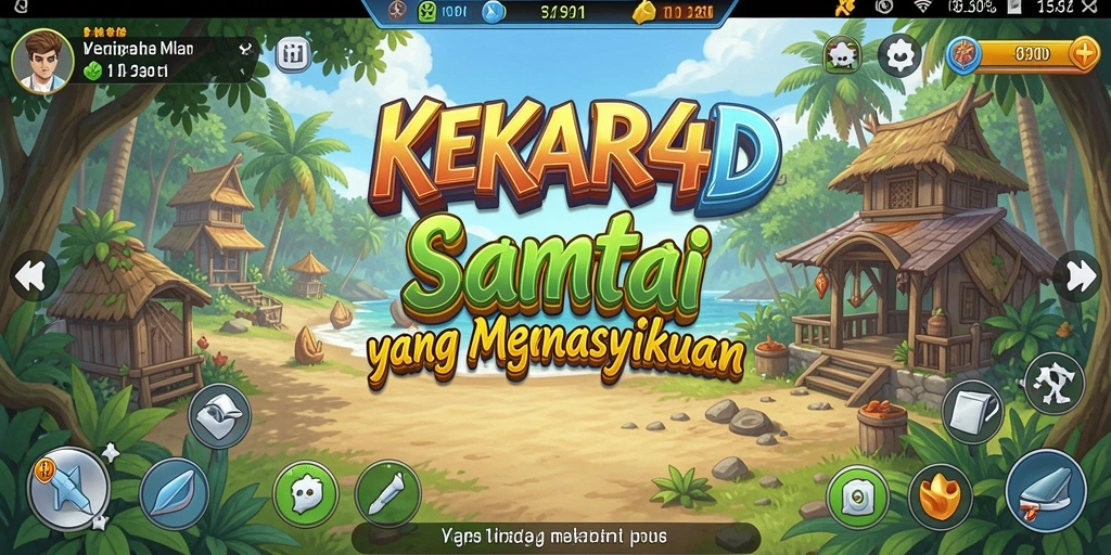 Tampilan gameplay yang ceria dan penuh warna dari KEKAR4D.