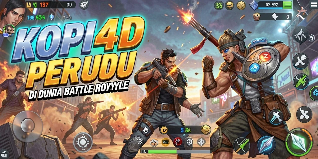 Tangkapan layar gameplay KOPI4D yang menampilkan aksi tempur yang mendebarkan.