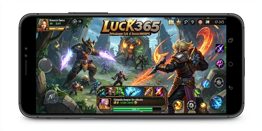 Gameplay LUCK365 yang seru dan interaktif di dunia MMORPG.