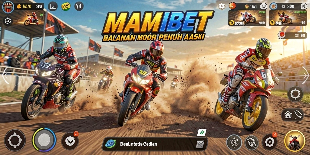 Tampilan gameplay yang mendebarkan di MAMIBET.