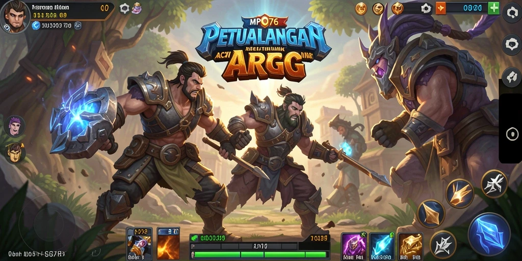 Gameplay seru MPO76 dengan pertarungan aksi mendebarkan.