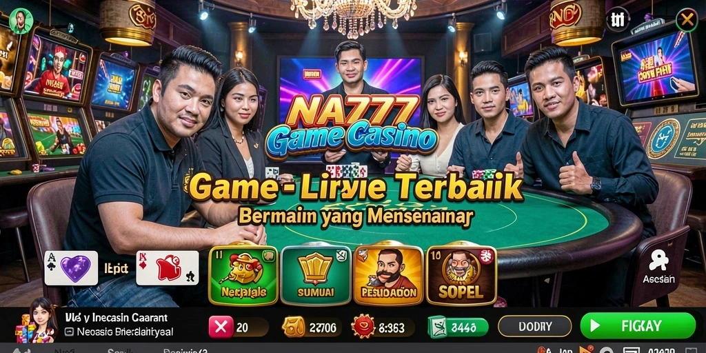 Tampilan gameplay Live Casino yang seru dan interaktif di NA777.