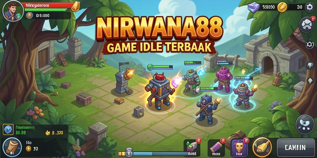 Tampilan gameplay <strong>NIRWANA88</strong> yang menarik dan penuh warna.