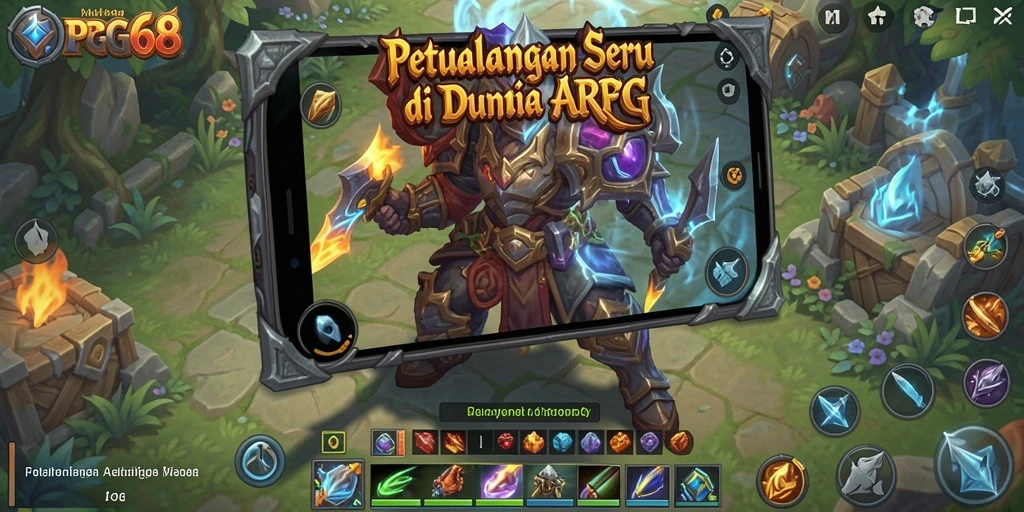 Tampilan gameplay PGG68 yang menegangkan dan interaktif.