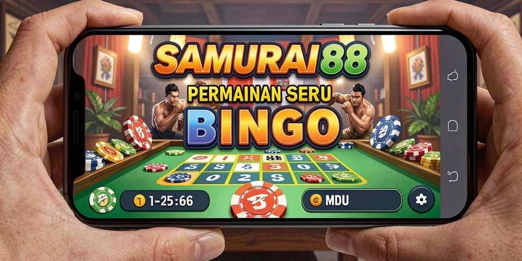 Tampilan gameplay seru dari SAMURAI88 dengan berbagai tema Bingo.