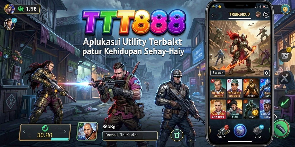 Tampilan antarmuka utama TTT888 yang intuitif dan informatif.