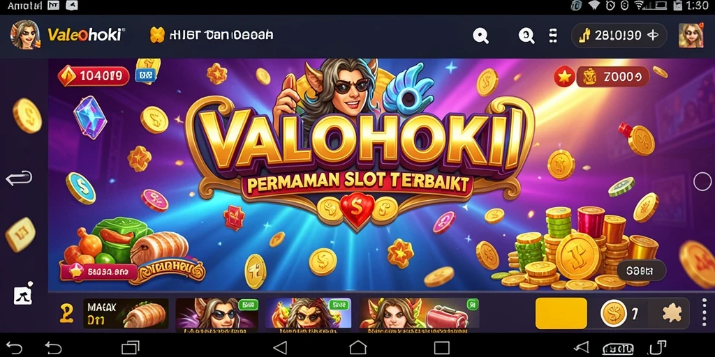 Tampilan gameplay VALOHOKI yang seru dan interaktif.