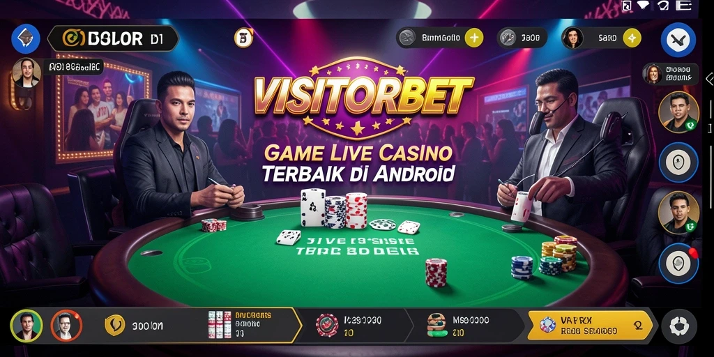 Tangkapan layar gameplay Live Casino VISITORBET yang mendebarkan.