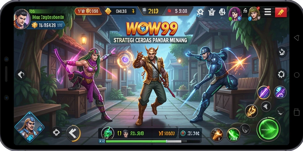 Tampilan gameplay mendebarkan dari WOW99 dengan strategi yang menakjubkan.